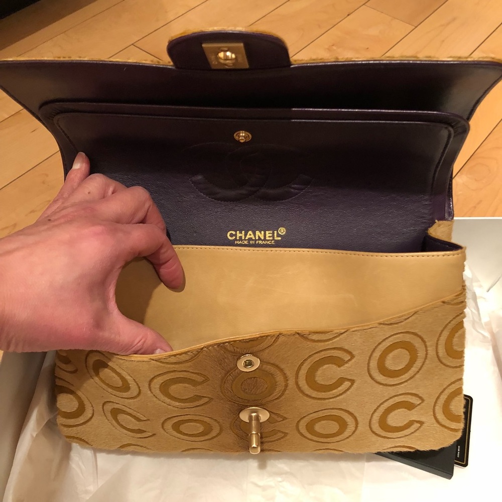 Pony hair Chanel classic flap - Picture 4 of 7